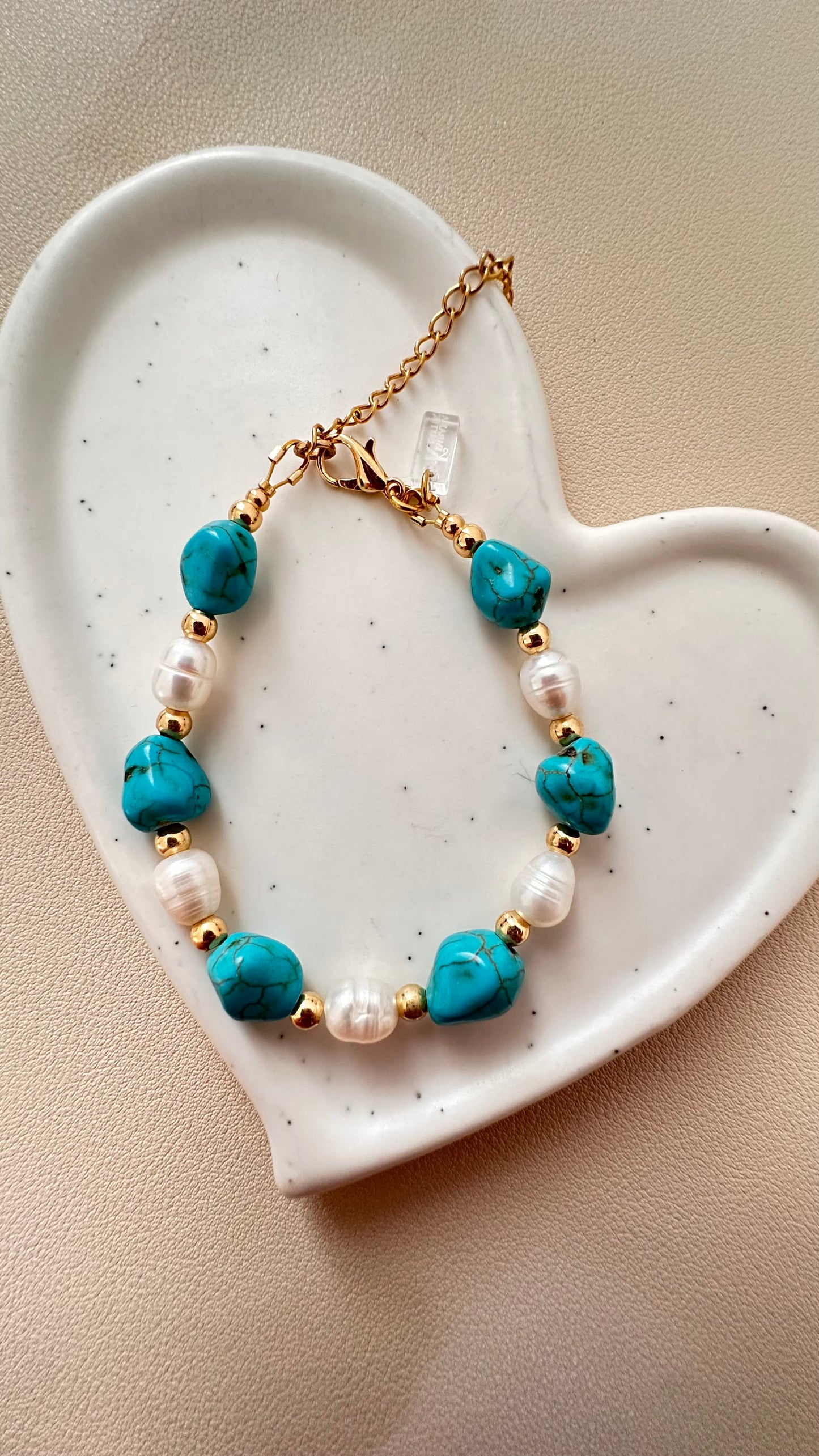 Bracelet Pearl & Turquoise